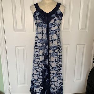 Flowy Midi Tie Dye Dress